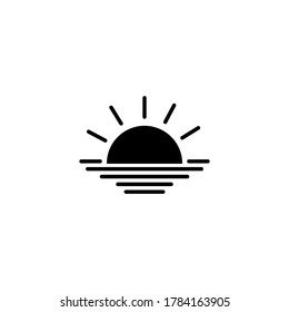 Sunset Icon Stock Vector (Royalty Free) 305912609 | Shutterstock