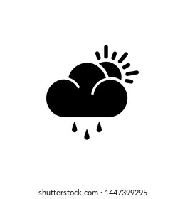 sunrise icon vector flat style