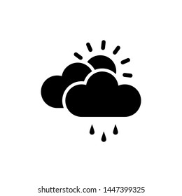 sunrise icon vector flat style