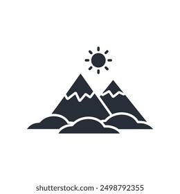 sunrise icon. vector.Editable stroke.linear style sign for use web design,logo.Symbol illustration.