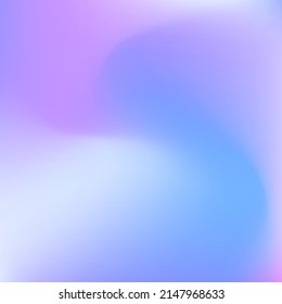 Sunrise Light Color Curve Dynamic Background. Sunset Indigo Sky Blue Pink Smooth Surface. Violet Water Lavender Cold Pastel Gradient Background. Fluid Calm Liquid Blurred Wavy Swirl Gradient Mesh.