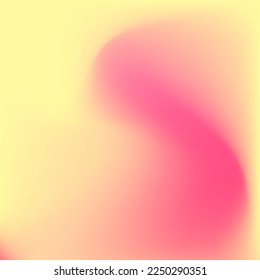 Sunrise Liquid Trendy Vibrant Pink Background. Yellow Fluid Color Flow Orange Gradient Backdrop. Peach Warm Bright Sunset Blurred Texture. Watercolor Neon Curve Pastel Red Swirl Gradient Mesh.