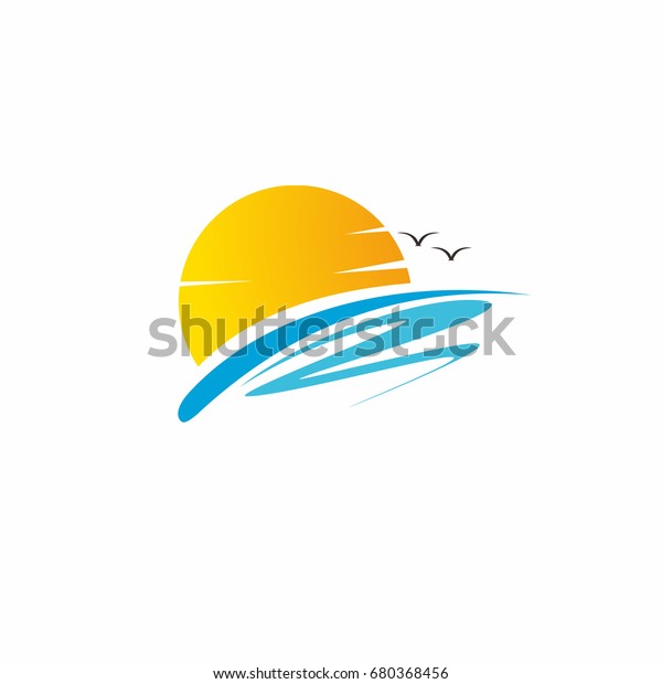 Sunrise Logo Stock Vector (Royalty Free) 680368456