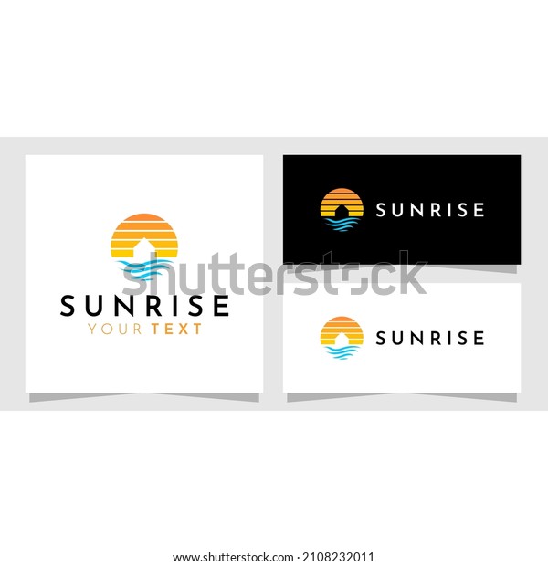Sunrise Logo Design Template Your Brand Stock Vector (Royalty Free ...