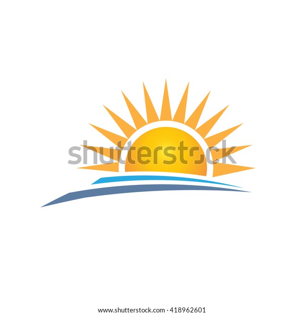 Sunrise Logo Design Vector Graphic Design Stock Vector (Royalty Free ...