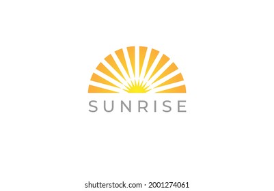 Sunrise modern design logo inspiration