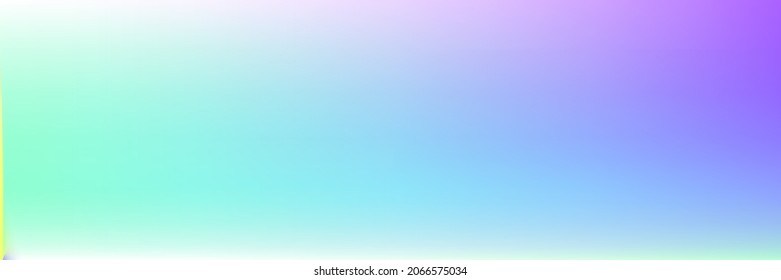 Sonnenaufgang Multi Farbe weich sauberes Wasser Farbverlauf unscharfe Textur. Light Sunset Vivid Sky Pastel Spotlight Sky Wallpaper. Hell unscharfer, weißer, lebendiger, bunter, horizontaler Farbverlauf-Mesh-Hintergrund.