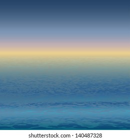 sunrise on the sea