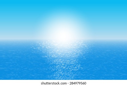Sunrise on the sea