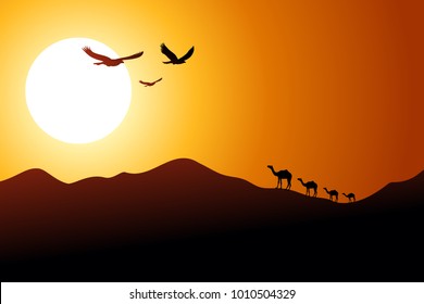 sunrise over the mountains
