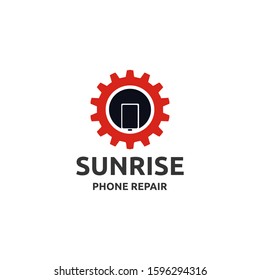 Sunrise Phone Repair Logo company