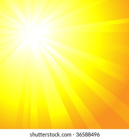 Sunrise ray background Vector