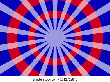 Sunrise Rays Abstract Background Vector