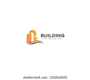 sunrise Real estate logo, building logo vector icon designs