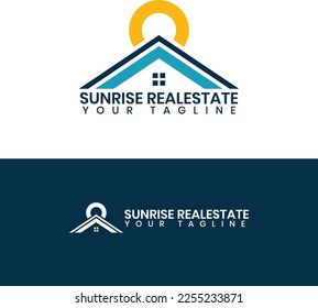 Ilustrador de vectores con el logotipo de Sunrise Realestate