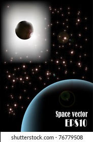 sunrise in space