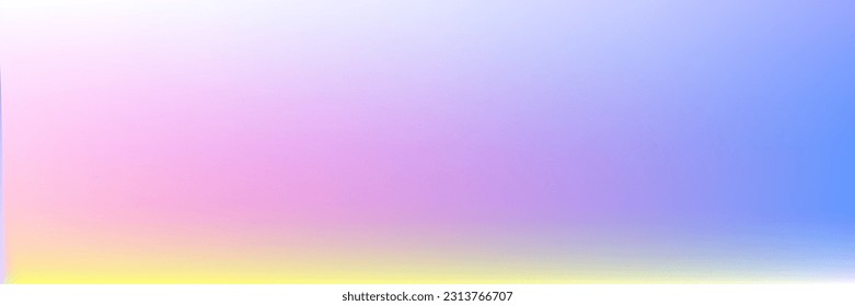 Fondo de malla horizontal de gradiente suave multicolor brillante con brillo de luz de sol. Pic De Diseño De Gradiente De Limpieza De Amanecer Blanco Pastel De Agua. El Fondo Del Cielo Es Vivo Y Brillante, Con Luz Del Cielo Borrosa Y Colorido.