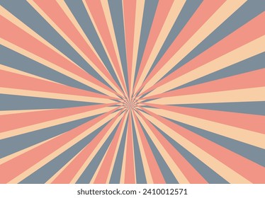 Sunrise sun rays in retro starburst style. Background template for circus posters. flat vector illustration.