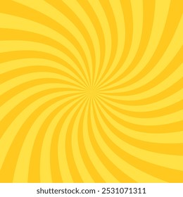 Sunrise sunbeam. Sun rays background. Radial swirl abstract lines 