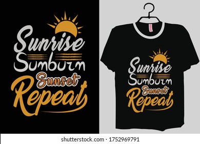 Sunrise Sunburn Sunset Repeat Shirt, Suntanning, Suntan, Sunburn, Summer, Sunrise Sunset, Sunrise