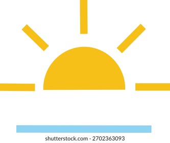 Icono de la salida y la puesta del sol Icono de la salida y la puesta del sol