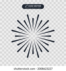 sunrise or sunset icon symbol template for graphic and web design collection logo vector illustration