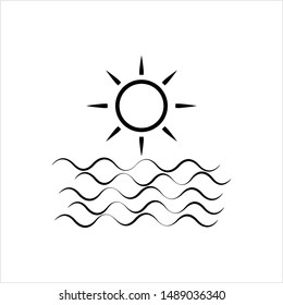 Sunrise Sunset Icon Vector Art Illustration