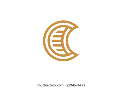 Sunrise and Sunset Monoline Logo