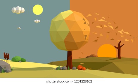 Sunrise and sunset science image