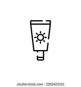 Sunrise, Sunset, Sun Dotted Line Icon Vector Illustration Logo Template. Suitable For Many Purposes.