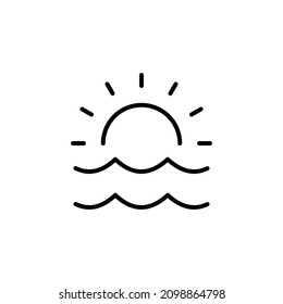 Sunrise, Sunset, Sun Icon, Designed For Web And App. Simple Icon For Your Project