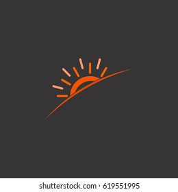 Sunrise or Sunshine logo design