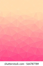 SunRise triangle background. Background of geometric shapes.