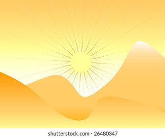 sunrise vector