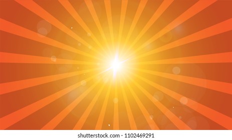 Sunrise vector background