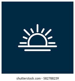 Sunrise Vector Icon