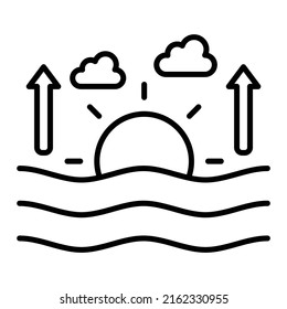 Sunrise vector icon. Can be used for printing, mobile and web applications.