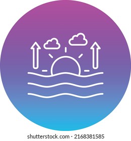 Sunrise vector icon. Can be used for printing, mobile and web applications.