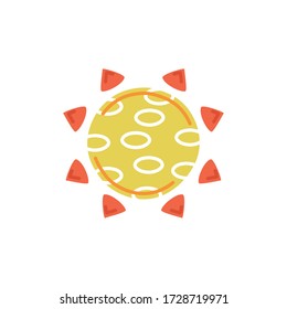 sunrise weather symbol isolated icon vector illustration design