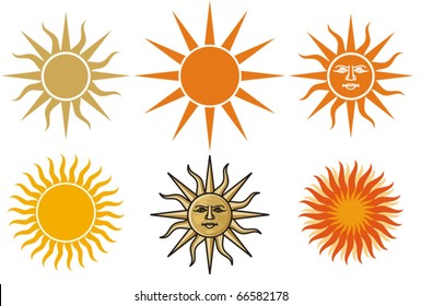 Suns. Elements for design