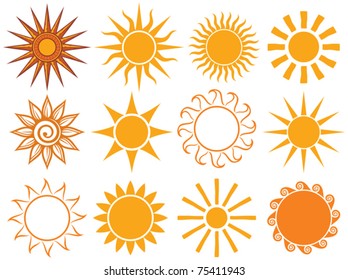 Suns. Elements for design