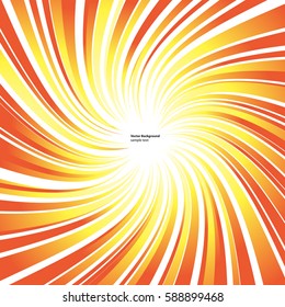 Sun's rays or explosion vector background for design speed, movement and energy.