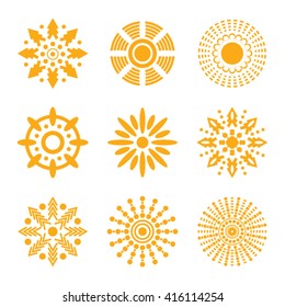 Suns vector icon