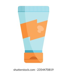 sunscreem tube design vector isolated