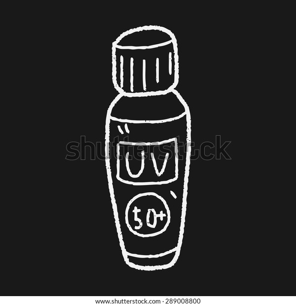 Sunscreen Doodle Stock Vector Royalty Free Shutterstock