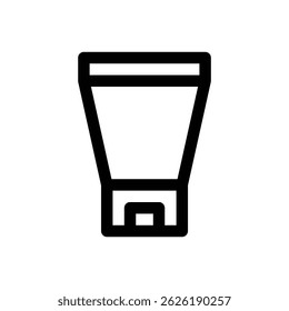 Protector solar. Icono de Vector de trazo editable.