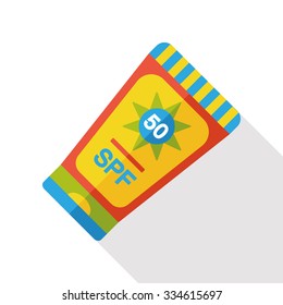 sunscreen flat icon
