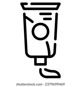 Sunscreen Icon illustration, for uiux, web, app, infographic, etc
