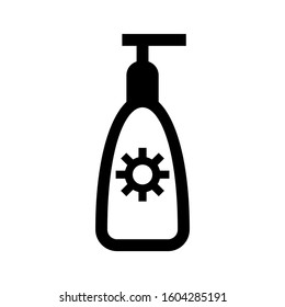Sunscreen icon isolated sign symbol vector illustration - high quality black style vector icons
