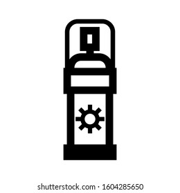 Sunscreen icon isolated sign symbol vector illustration - high quality black style vector icons
